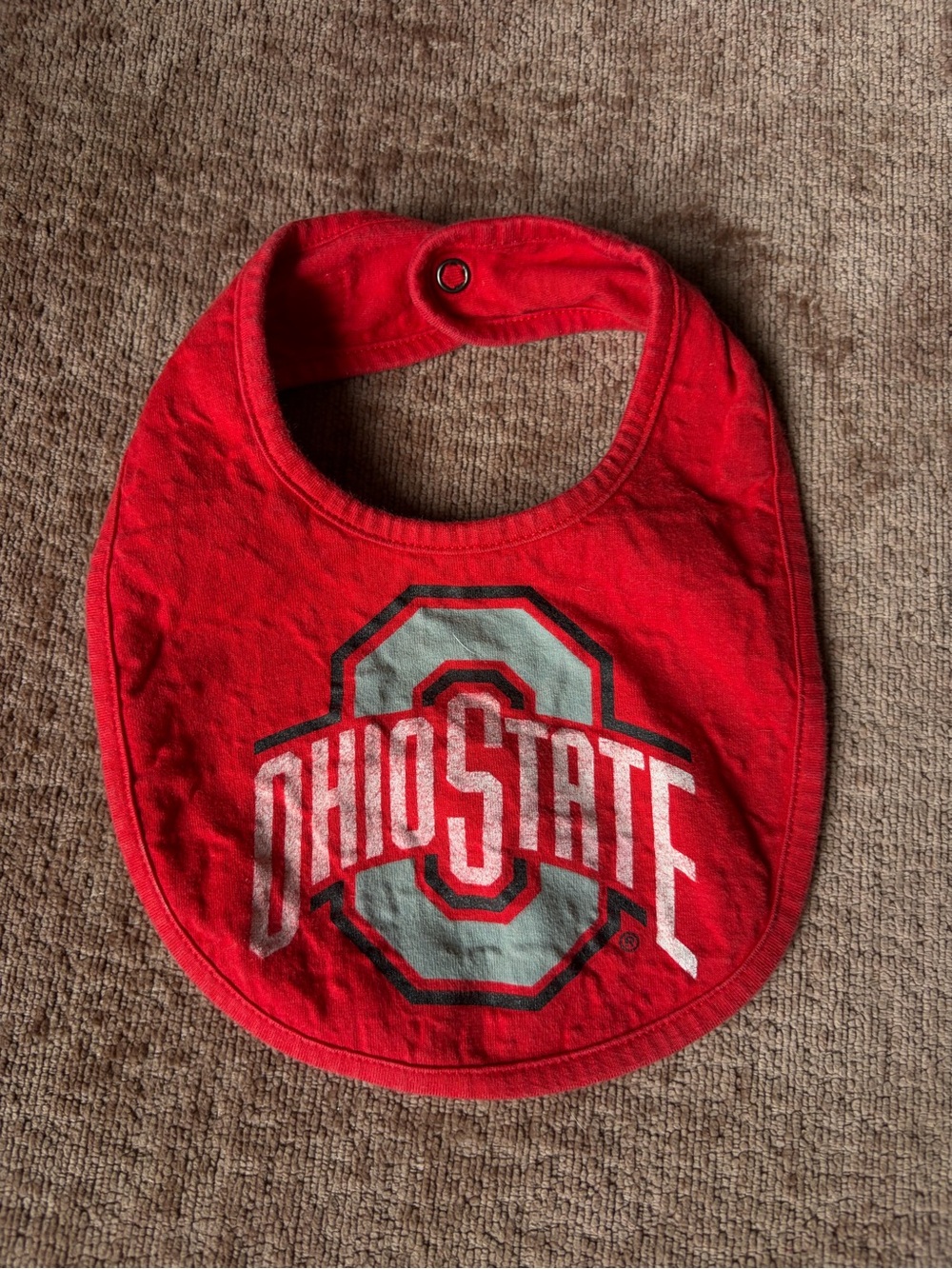 Ohio State Baby Bib